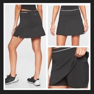 Athleta LT Black Sonic golf/tennis Skort